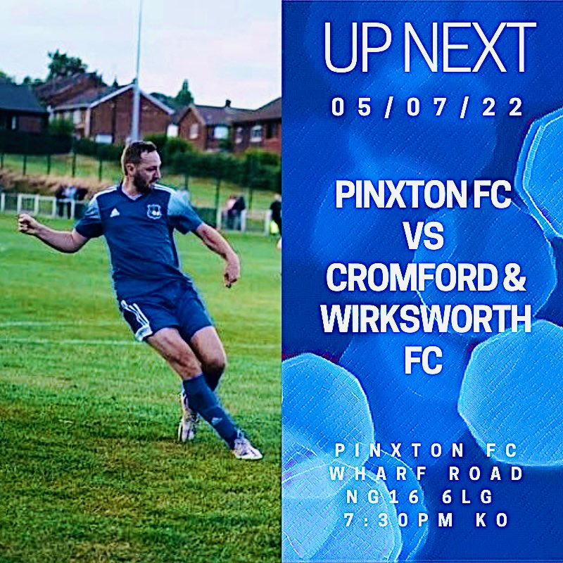 pinxtonfc1's tweet image. 🔵⚪️ Next up for Pinxton FC - Tuesday we continue our preparations for the up-coming 2022/23 season..

📆 5/7/22
🆚 @cwwtfc 
🕒 7:30pm KO
🏟 Pinxton FC
📍NG16 6LG
💷 £3 Adults, £2 Concessions

Tea bar will be open, refreshments will be available

#pfc💙