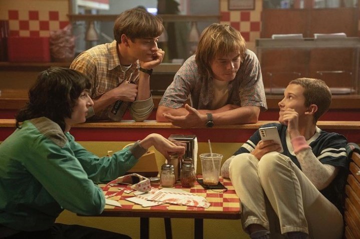 dailyfilaleb's tweet photo. 📸 • Millie e Finn, ao lado de Charlie Heaton, Noah Schnapp e Eduardo Franco no backstage das gravações da quarta temporada de Stranger Things — via ig oficial de Stranger Things

"ver a eleven de volta onde ela pertence>>>>>>>>>"

🥺💗 https://t.co/WUoVkXZg1E