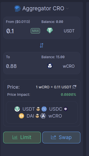 Cronos chain has been integrated into Unidexbot.com. Including (MM.finance, VVC.finance). Dex trading strategies are available to all Cronos users.
<a href="/cronosapp/"></a> <a href="/MMFcrypto/">Na Dai</a>