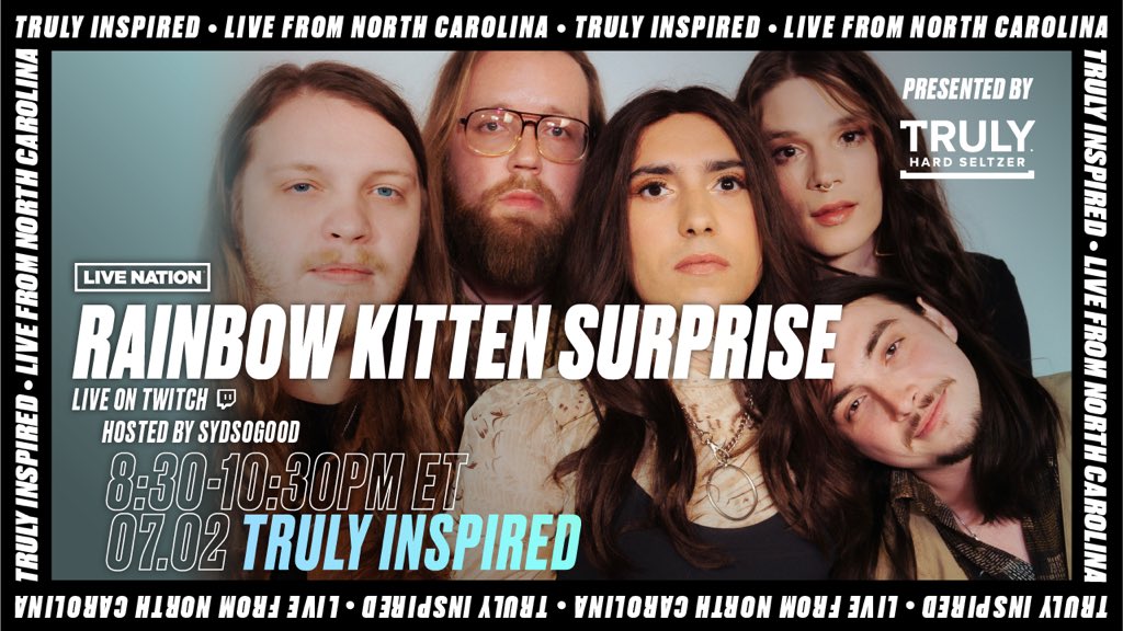 Rainbow Kitten Surprise on Twitter "1 more hour Wilmington!! Catch the