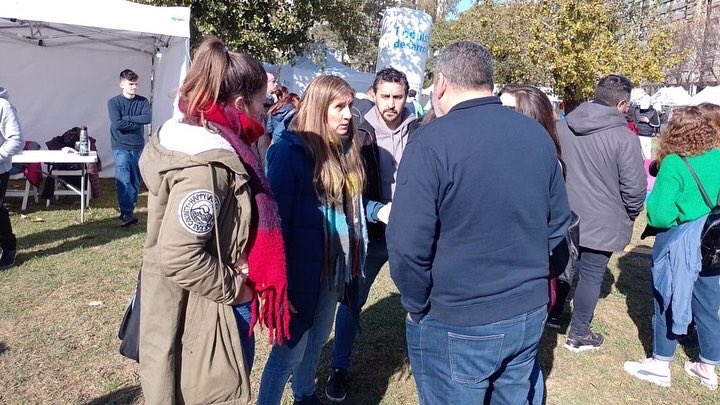 connafjardines's tweet photo. — Lxs compañerxs de #CONNAF estuvieron presentes en la feria del Festival Impulsar Desarrollo en Villa Lugano, un espacio para conocer y poner en valor el trabajo de diferentes emprendedores y emprendedoras.
#ImpulsarDesarrollo #Emprendedores
@MDSNacion https://t.co/rmp2fFKm4O