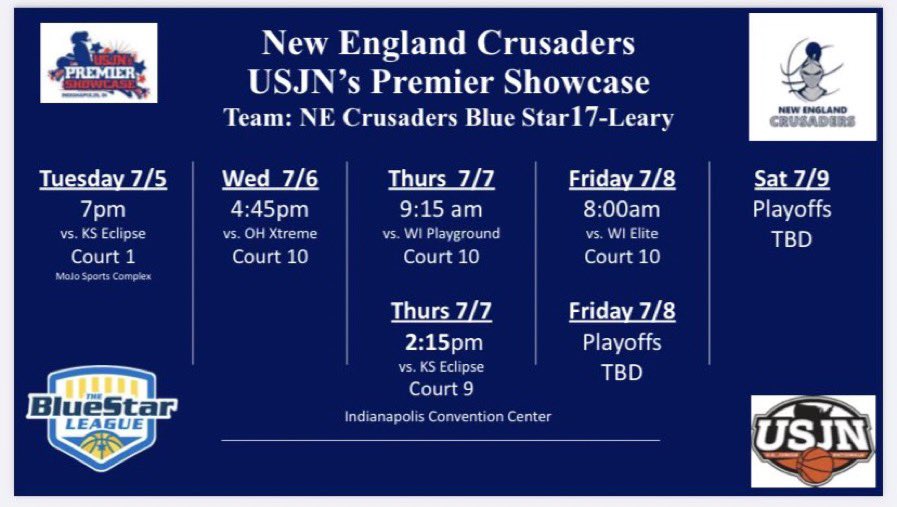 Indianapolis schedule. Let’s go!! #saderfam
