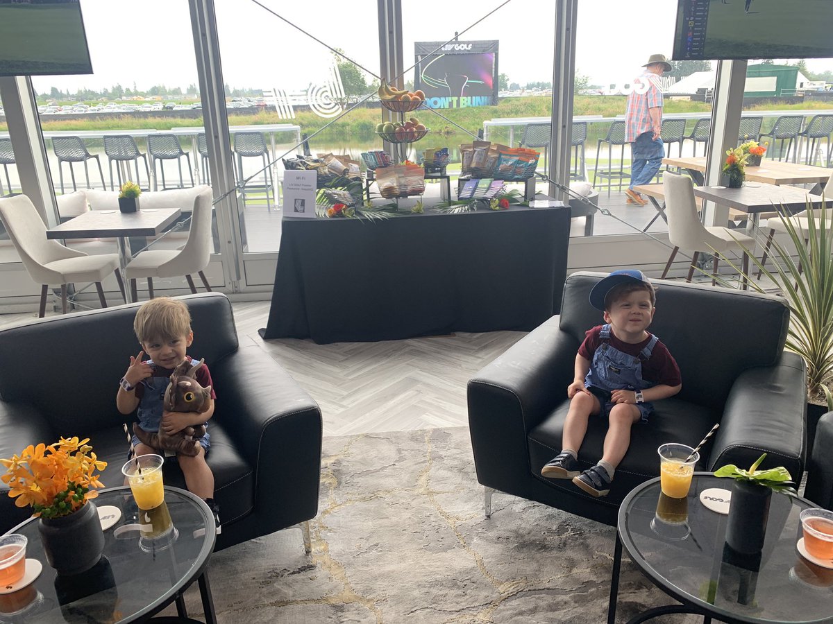 Fun day experiencing the disruptive @LIVGolfInv tour in Portland.