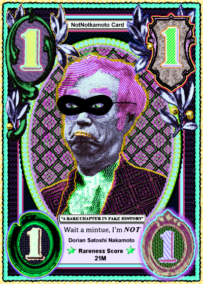 TheRealSatoshi_'s tweet photo. NOTNOTKAMOTO: A tribute to a masterpiece and symbol for meme culture, remixing and freedom in the creation of #cryptoart:

NOTKAMOTO by @MattKaneArtist

To becomte elegible for a NOTNOTKAMOTO: https://t.co/8fDvTW5N6Z