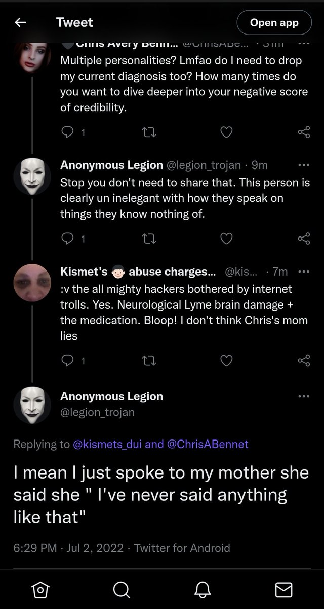 Kismets_record's tweet photo. You just slipped with you anonymous sock :V thanks for proving my point look... Chris get help. Taking to yourself with socks is not sane https://t.co/Siuq73NMBP