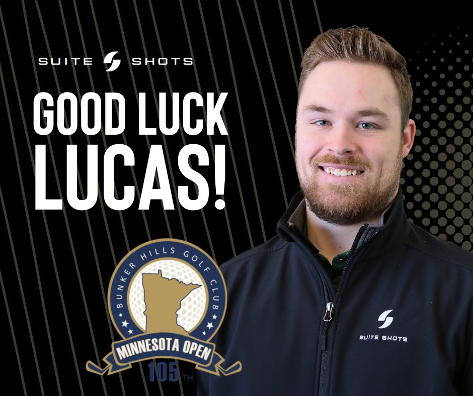 Suite_Shots's tweet photo. 🙌 Sending out great vibes and good luck to our very own resident Golf Pro: Lucas Johnson! 🏌️He will be competing in the Minnesota State Open starting July 5th.
•
Follow along with him here:
⛳️ https://t.co/ekuxQjZnK7
#GoodLuck #GetThatHardware #SuiteShots #ItsGonnaBeSuite https://t.co/e6lHytQEG5