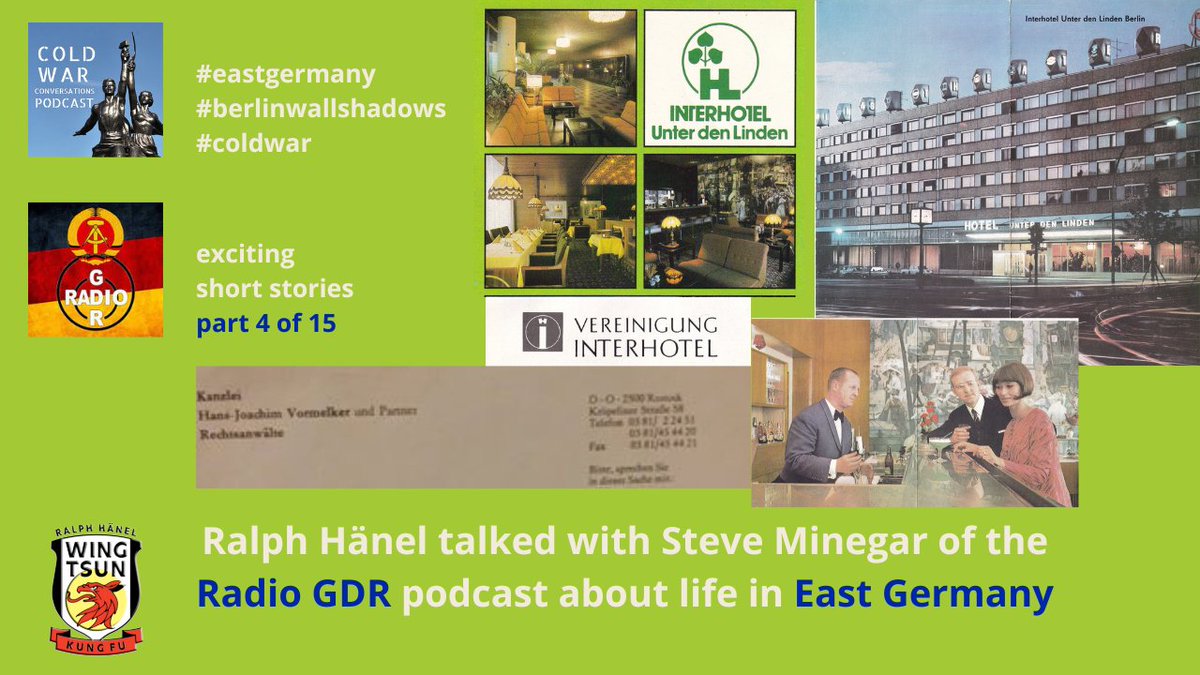 KungFuCoach's tweet photo. #ColdWar Short Stories - part 4 of 15
The three episodes @ColdWarPod (30k downloads) led to a successful #podcast with Alex @tfyhpodcast
Read all: https://t.co/QxTN7MVkve
#eastgermany #berlinwall #berlinwallshadows #gdr #coldwarconversations #storyteller #eastberlin https://t.co/EN2vnSR40k