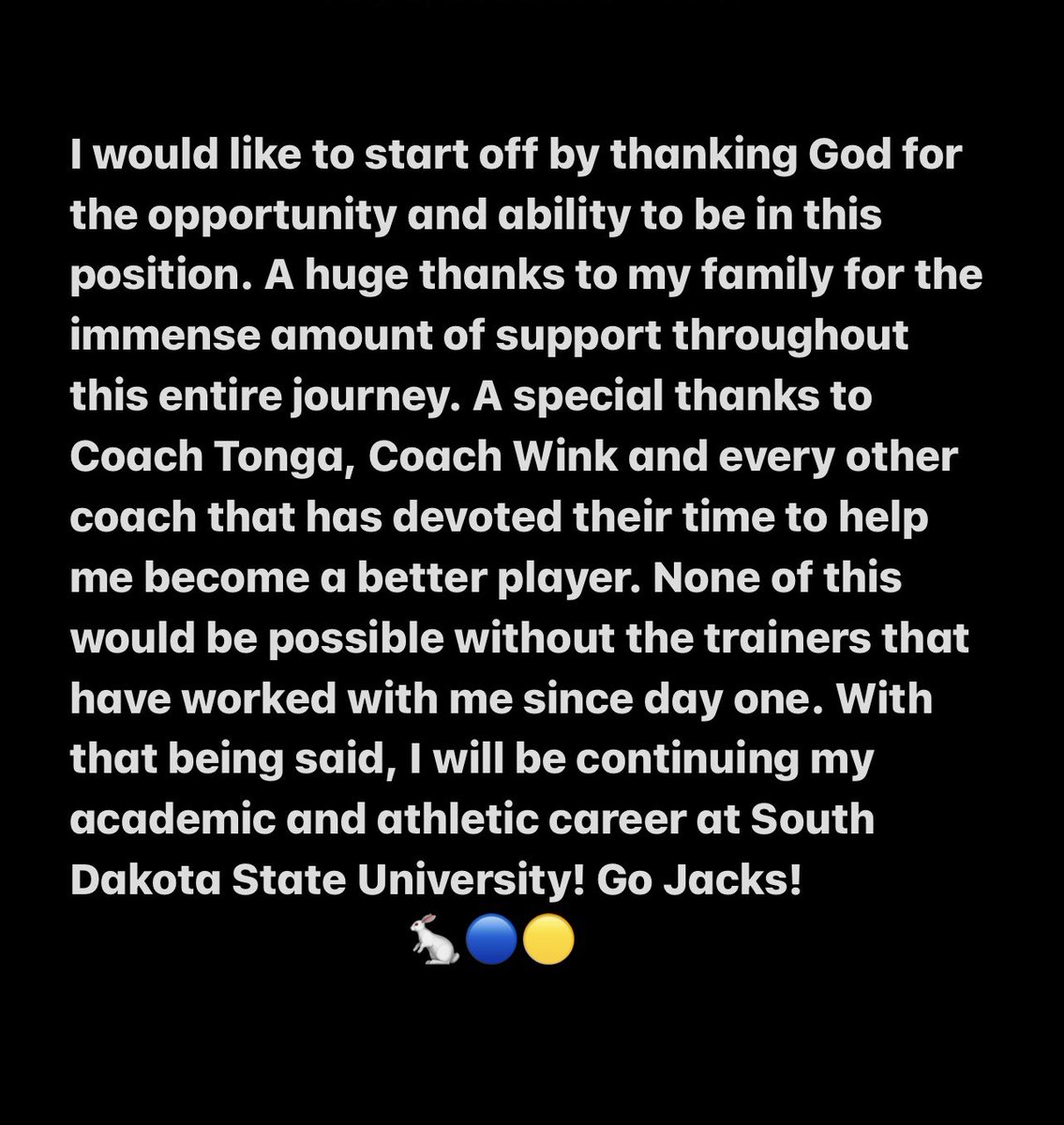 nick_wells0's tweet photo. COMMITTED💛💙 #GoJacks https://t.co/2pbfiY8XMN