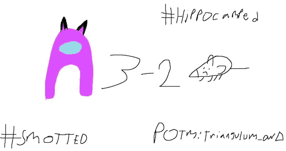 smottcastt's tweet photo. A LITTLE LATE BUT WE WON 3-2 VS @MarsupialOW (Banditcoots)  #SMOTTED #Hippocamped
POTM: @tri__56 https://t.co/lzHR6rjR1h