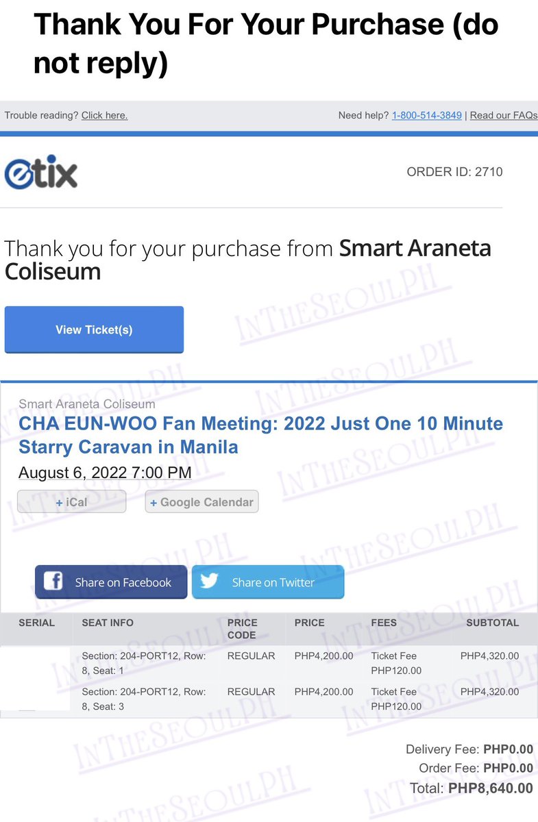 InTheSeoulPH's tweet photo. WTS for FACE VALUE
Cha Eunwoo Starry Caravan Tickets
Aug 6, 7pm
2 level 116 Lowerbox Tickets, Row 15, Seats 2 and 3 - P6420 each
2 level 204 Upperbox Tickets, Row 8, Seats 1 and 3 - P4320 each
RFS: Extras. Found better seats.
DM if interested. :)
#Eunwoo #Ticketnetph #Arohas https://t.co/e2S4Hbqsf5