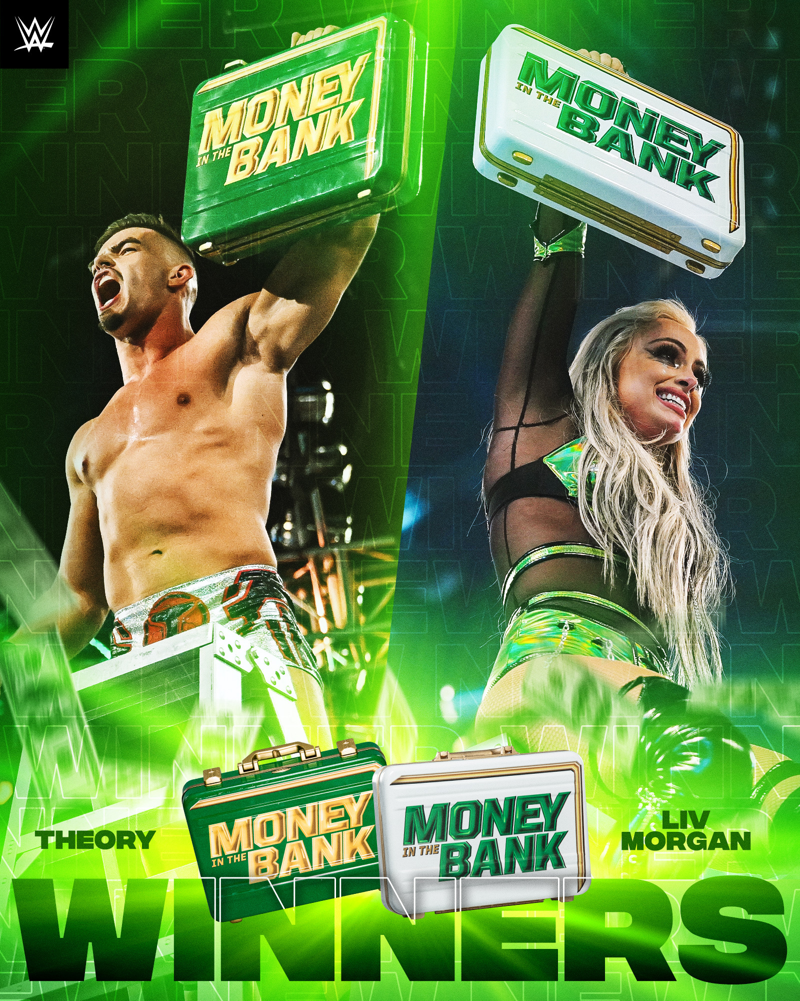 WWE on Twitter "Here are your 2022 MITB Ladder Match Winners