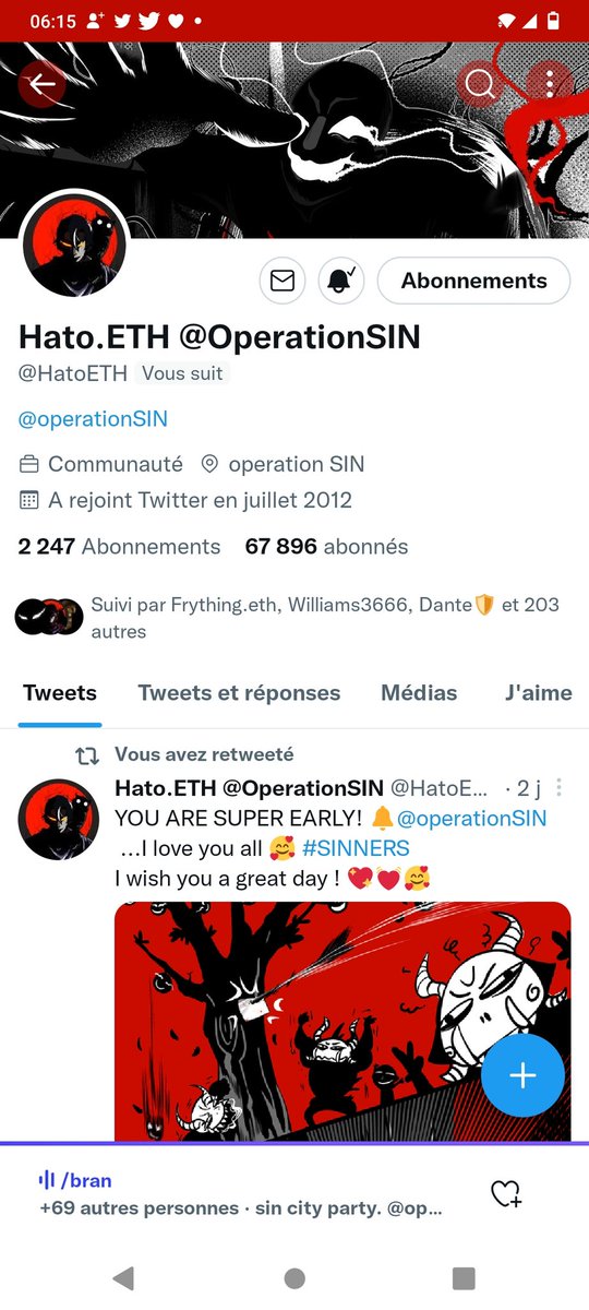 YsrBerr_Bunny's tweet photo. You ended my day with this wonderful gift thank you very much my brother ❤️🖤 
@HatoETH you are the best 💯💯
#WeAreSINNERS 
#SinnersSINTogether https://t.co/OD9rm7uHJv