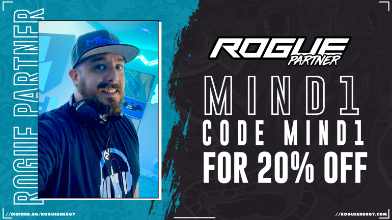 Mind1Official's tweet photo. We are now a Rogue Energy Partner! Get yourself some brain enhancing go juice. Head on over to https://t.co/5OUtR29KpK and use code MIND1 for 20% off!
@RogueEnergyGame @TheRogueEnergy
#brainstuff #gamer #nerd #energydrink #twitchstreaming https://t.co/c4l7JMdFCL