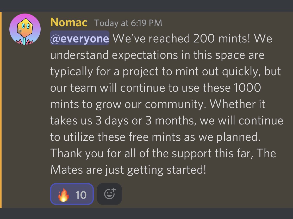 ⁦<a href="/MicroMatesNFT/">Micro Mates | FREE MINT</a>⁩ loved the minting experience! smooth, fun and refreshing! Also very excited that you guys aren’t rush to make money! You just want to build an amazing community while you keep building for us! No doubt that you’re a trustworthy team!! Btw… 2$ mint🤯