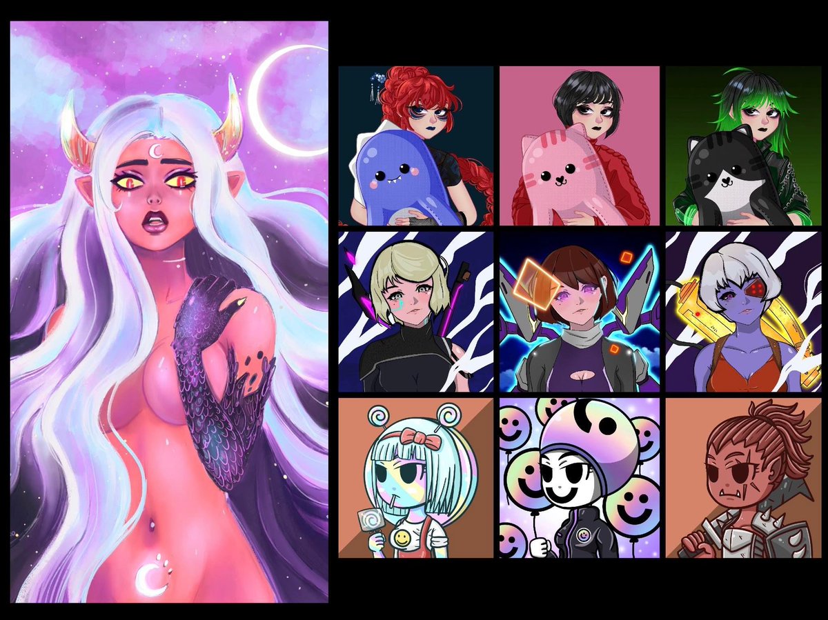 KimojiNFT's tweet image. July Kimoji Collector's Raffle Update:
"Betrayal" by @kipheo_art + 3 #NFTs from:
@LiseOkita 
@sainanft 
@MonstaGirl88
(more to be announced!)
You get a Kimoji, you get an Anima Shard, you get 3 chances to win big, all for the low price of .011 WETH!
#PolygonNFTs #NFTCommunity