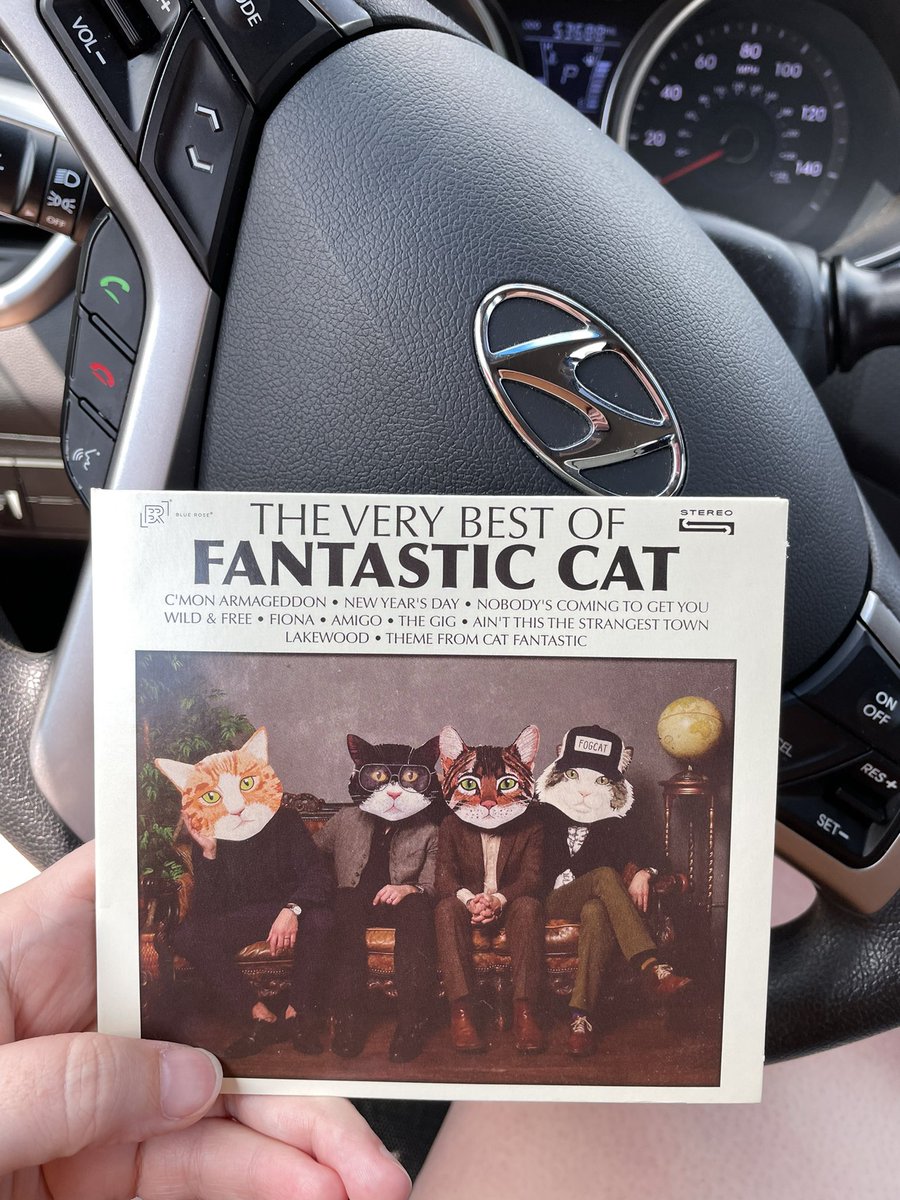 anice1984's tweet photo. Probably the best wknd I’ve had in a long time. Got my car, finally &amp; got @FantasticCatUSA cd in the mail! 🎉 https://t.co/wPlWYZbOHN