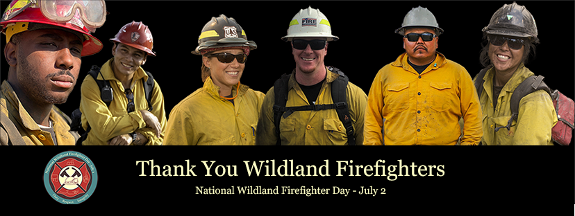 ShastaTrinityNF's tweet photo. In honor of our nation’s wildland firefighters who answer the call throughout the year, July 2 has been proclaimed, “National Wildland Firefighter Day.” 

Today has also offered us an opportunity to reflect on those who have been lost during wildland firefighting. https://t.co/7h2G88nKL6