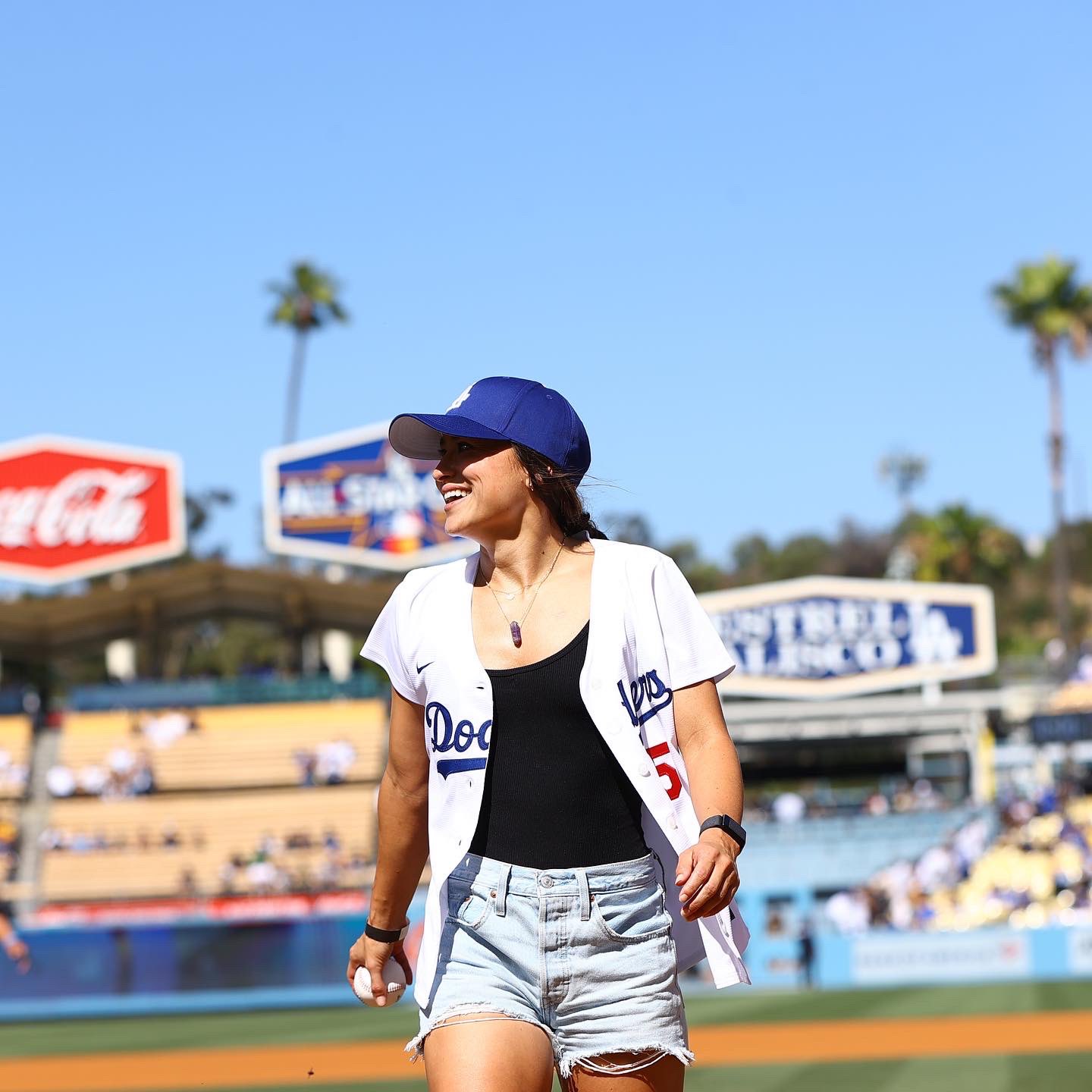 Angel City FC on X: @RileyThree threw the first pitch at the