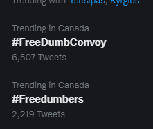 I approve Canada!

#FreeDumbConvoy 
#Freedumbers 
#FreeDumbConvoyGoHome