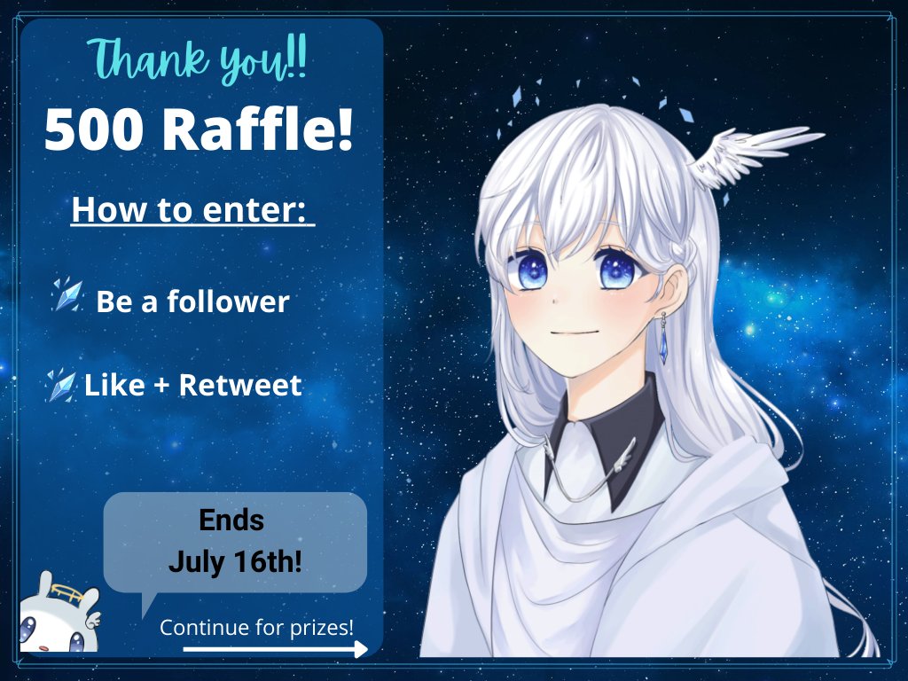 hiintoki's tweet photo. ❄️ 500 FOLLOWER RAFFLE ❄️
Thank you for all your support these past couple months! 
I want to hold a raffle to thank everyone!

How to enter: 
✨Follow me! 
✨Like + RT 

Ends: July 16th

Good luck! https://t.co/Z8RVifMAkU