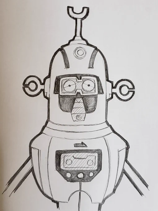 #私にとって昭和を象徴するロボット3選祭描いた事が有るものでなら…アナログ編(笑) 