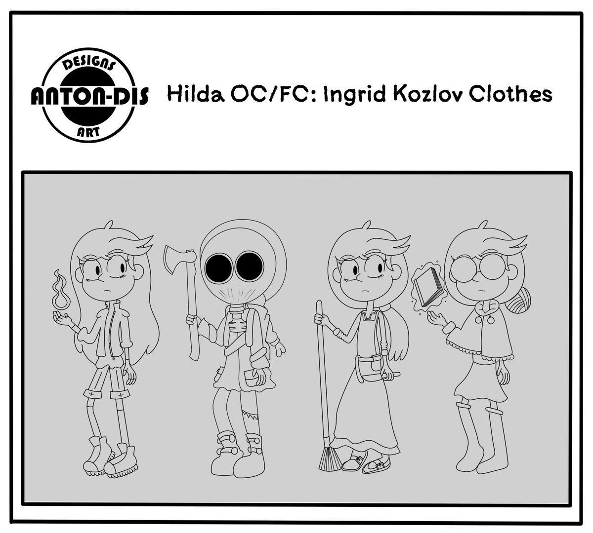 AntonDis0's tweet photo. Ingrid Kozlov Clothes Lineart
Im still around, so here is Ingrid with a set of clothes.
Very but VERY soon i color this.
#antondis #Hilda #hildanetflix #marra #ingridkozlov #myartwork https://t.co/rBgjbpBYGj