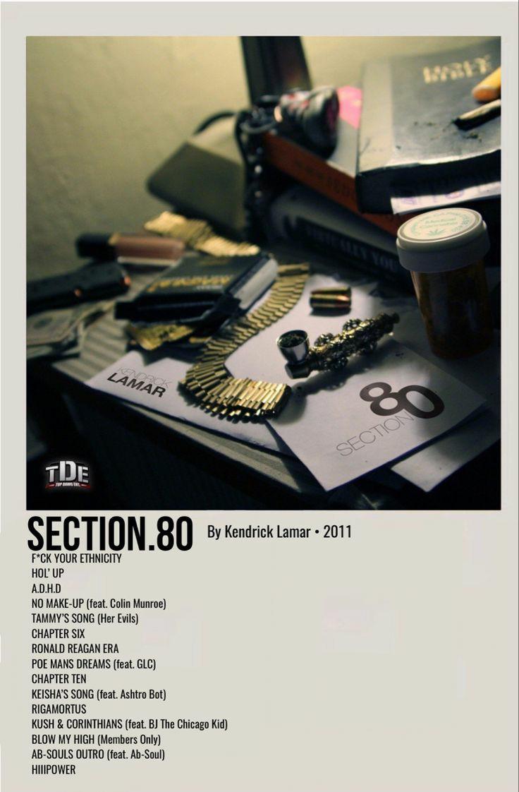 Happy birthday to \"section.80\" by Kendrick Lamar, 11 years and i love this album. 