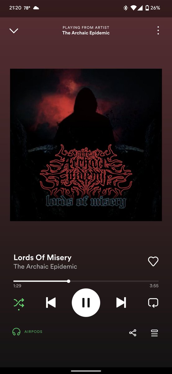 If you like Worm Shepherd, and Shadow Of Intent please check these guys out! They're really killed this new single! #thearchaicepidemic <a href="/AlanHerringtonn/">The Red Herring</a> <a href="/SOTSPodcast/">State of the Scene</a>