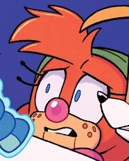 She picks up that someone is nearby and looks around.

"...? Hello?"