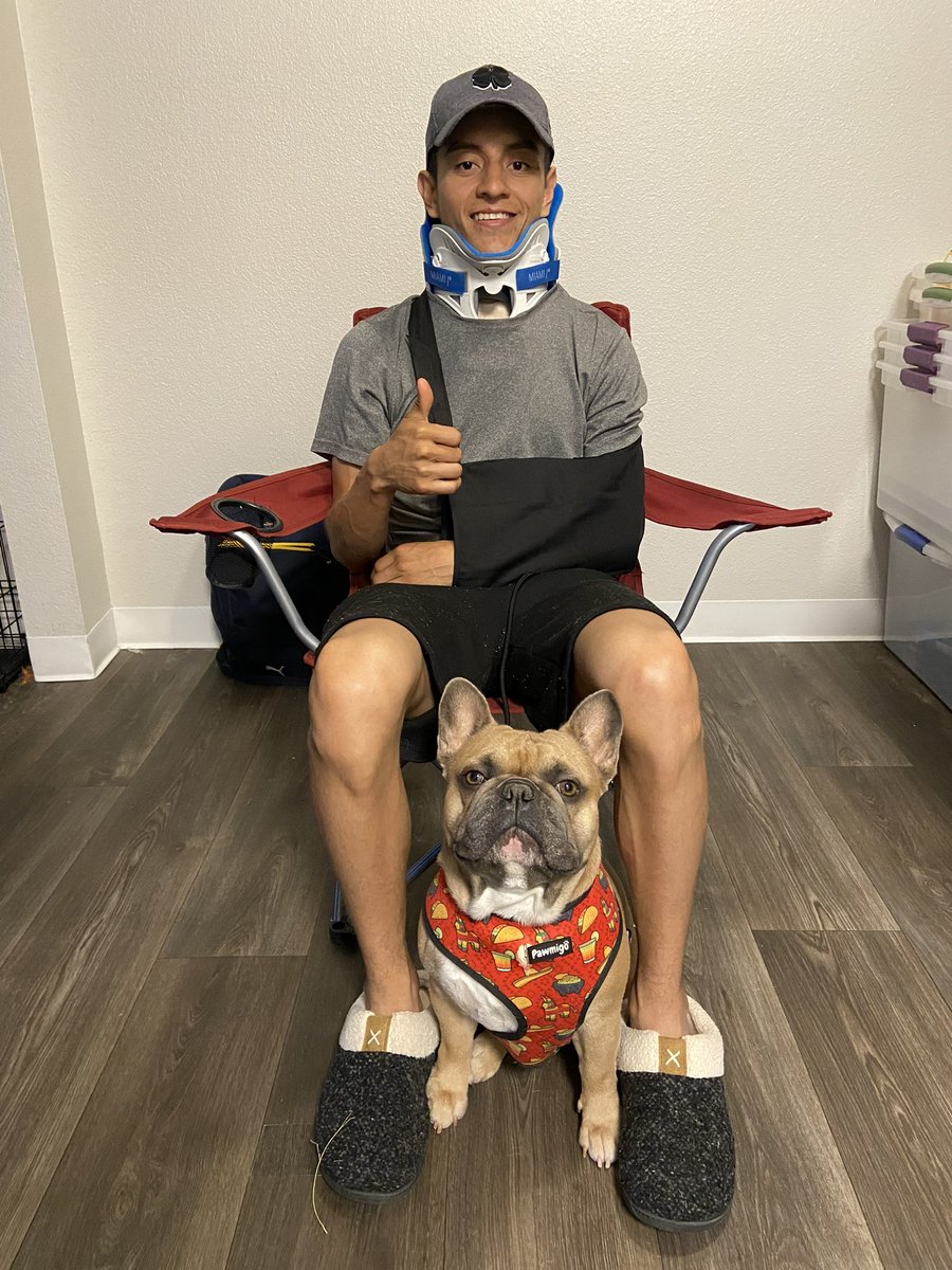 Thanks to everyone for the kind words and prayers. I greatly appreciate everyone’s generous support!!!
I feel great and I can’t wait to be cleared for Physical Therapy God is great!!🙏🏽🙏🏽🏇