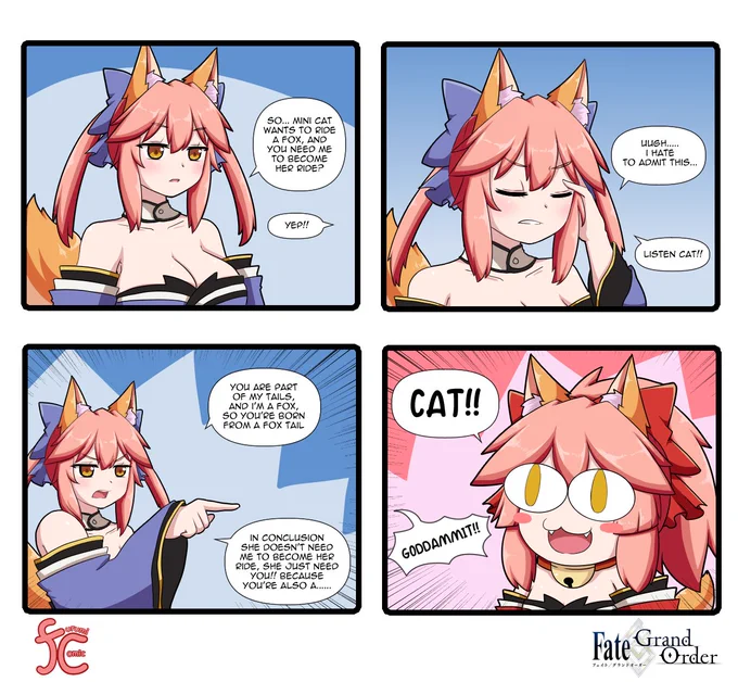 A Denial Cat.
#FGO #FateGO #タマモキャット 