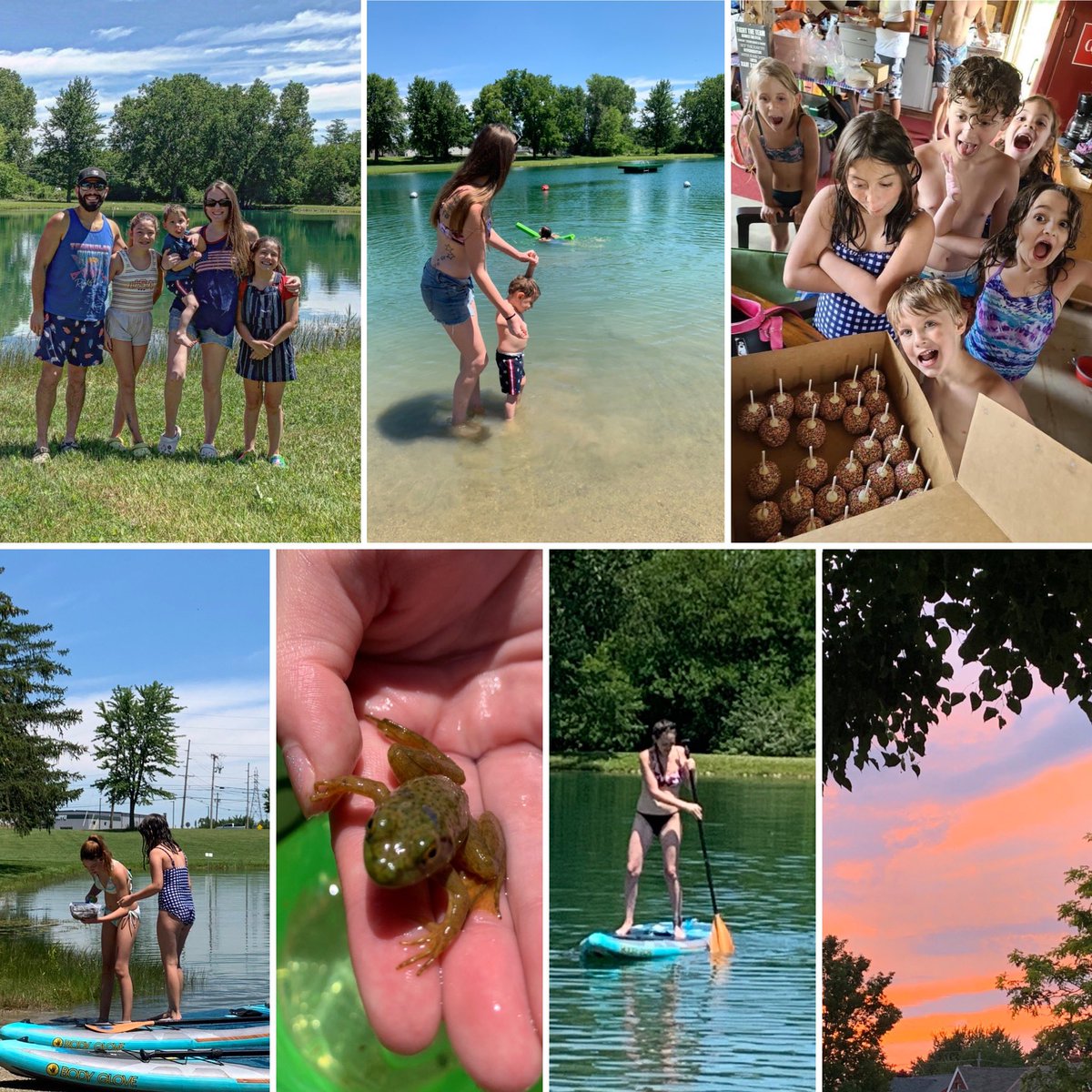 We always have the best time with family in Fremont! The fun day ended with coming home to a beautiful evening sky!