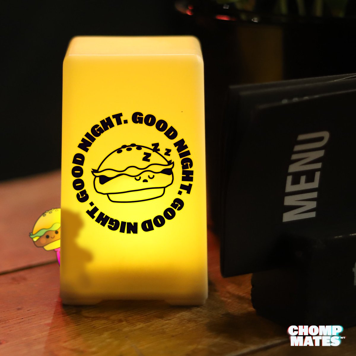 ChompMates's tweet photo. Gn #mates!
Another great day in the #ChompKitchen, you should definitely come join us. 🥳
Psst don't forget to join our Twitter Raffle! 👀
https://t.co/U4HSiLBTcF
#WLGiveaway #NFTWhitelist #NFTCommunity #NFTs
⬇️ Comment ⬇️ Retweet ⬇️ Like https://t.co/fcbTCqGmgz