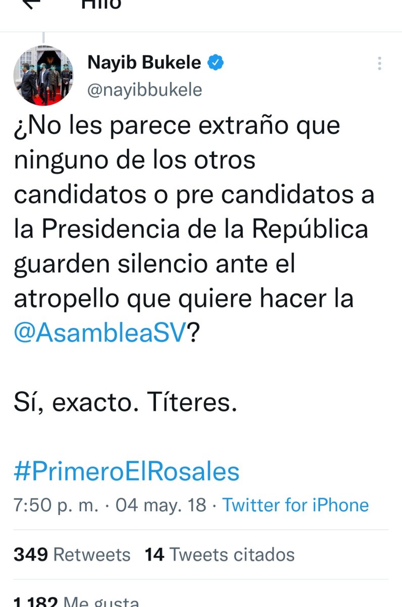 En 2018, como candidato a presidente, Nayib Bukele tuiteaba que construir el nuevo Hospital Rosales debía ser prioridad 1. Ahora, con tres años como presidente, el nuevo Hospital Rosales no existe, y el que Bukele urgía a reemplazar se cae a pedazos... 👇
x.com/Ruth_Lopez1977…