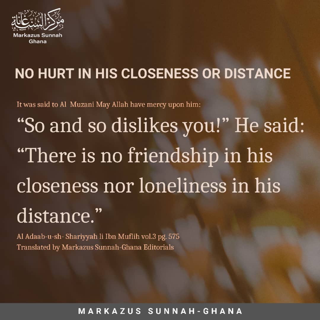 SunnahGh's tweet photo. No hurt in his closeness not distance https://t.co/ddcZNXazkw