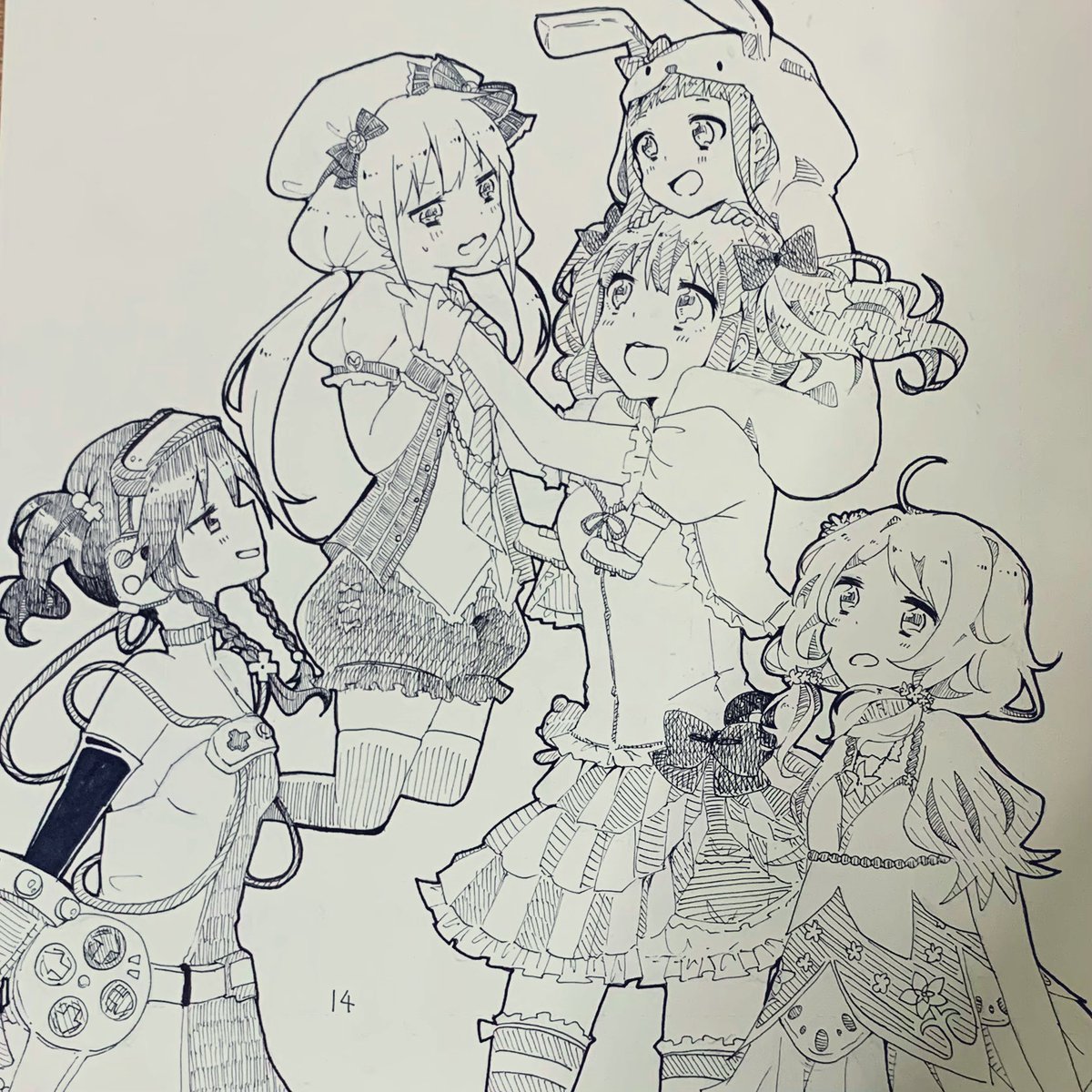 探し物してたら高校生の時の絵みつけた 