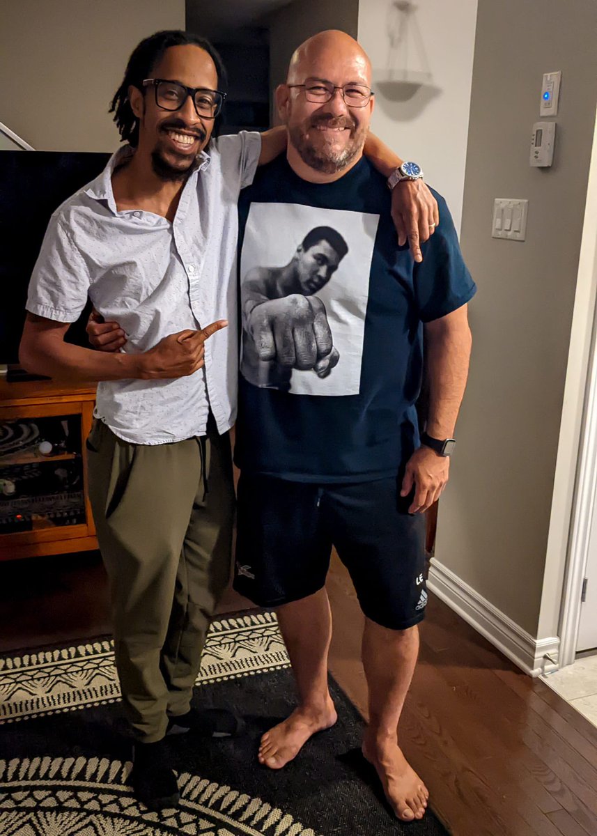 High school together, college together, full circle <a href="/EscobarLes/">Les Escobar</a> The bond could never be broken 💯👊🏾 #Bless