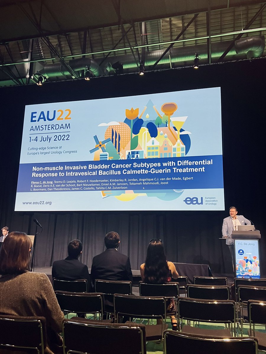 Day 2 at #EAU22 @Uroweb Interesting perspectives on different possibilities of stratification in Bladder cancer 📝 Nightmare cases and how to avoid them @ESRUrology Ended with differential response to BCG and potential to predict outcome after BCG @TCMZuiverloon