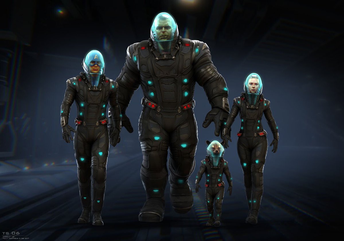 Tully_Summers's tweet photo. Avengers Endgame: early time suit exploration. https://t.co/jk3ei6SPqj