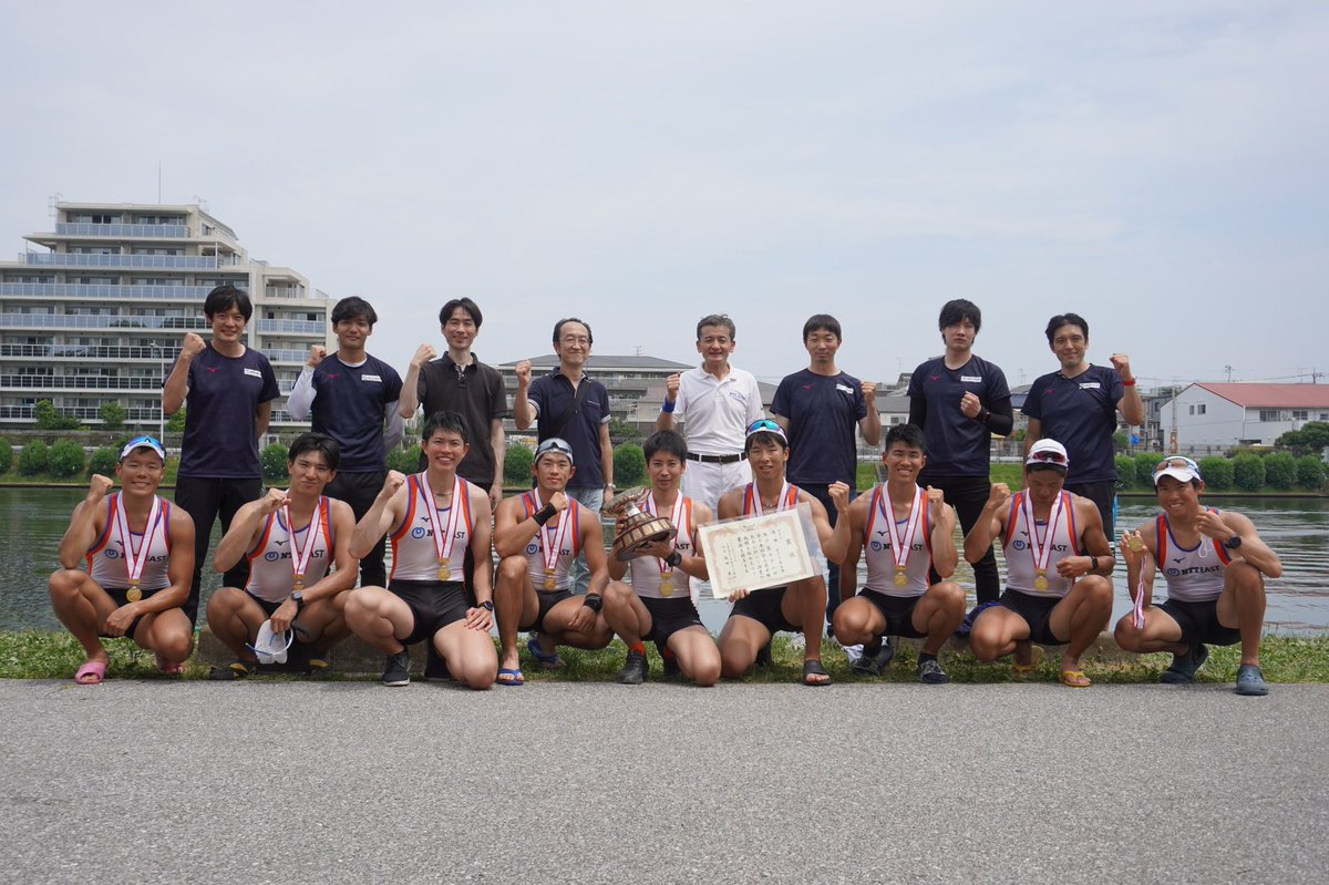 ntteast_symbol's tweet photo. 【漕艇部】第72回全日本社会人選手権大会
7月3日(日) 結果②
M8+ 決勝A
#佐々野/#中溝/#櫻間/#内田 /#佐々木
→1位 5:46.56【優勝】優勝🏆
※戸田中央総合病院ボート部とのコラボクルーです
応援ありがとうございました‼️
#NTT東日本漕艇部
#Rowing
#Pump_Up
#72社会人 https://t.co/mtqYccPBkq