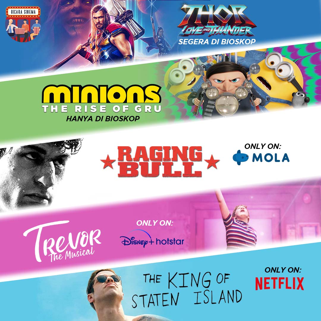 bicara_sinema's tweet photo. Bicara Sinema kembali hadir dengan rekomendasi film dan series berbagai genre mulai dari action, sci-fi, political drama, hingga komedi, yang bisa jadi pilihan kamu mengawali bulan Juli ini.

Check these out!

#film #series #bioskop #mola #netflix #disneyplus #bicarasinema https://t.co/OdxpUqvTDG
