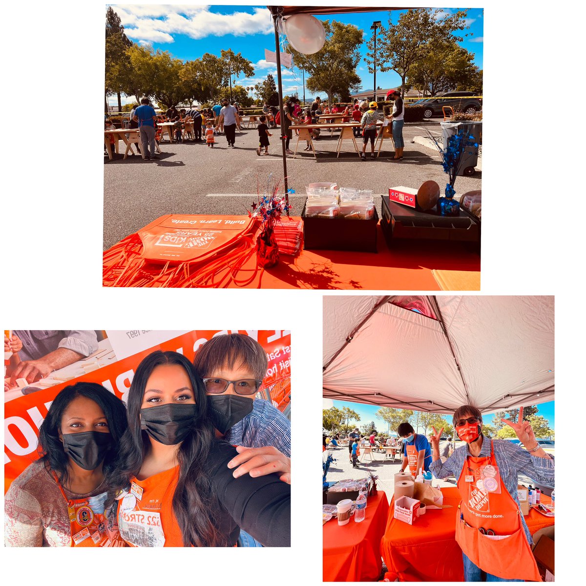 Had a blast at the kids workshop! Cheers to 25 years! 🎉 🧡🎉🧡  #Homedepot #pacnorthproud