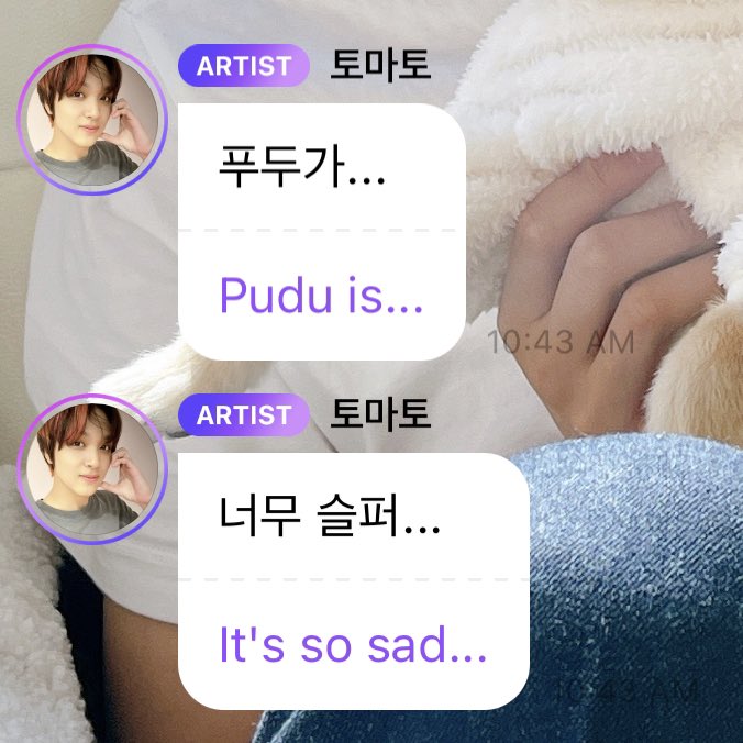 oh no haechan’s bubble… he knows about the pudu ☹️