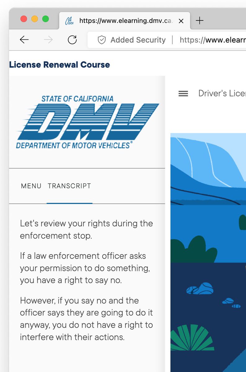 "If a law enforcement officer asks your permission to do something, you have a right to say no.
However, if you say no and the officer says they are going to do it anyway, you do not have a right to interfere with their actions."
🤨