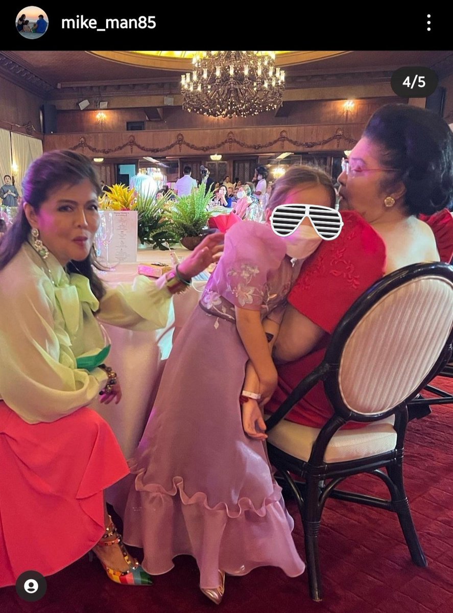 jcpunongbayan's tweet photo. Imelda's 93th bday celebration inside Malacañang Palace. 🤮 Ika nga, old habits die hard. https://t.co/oHXuwmoVxD