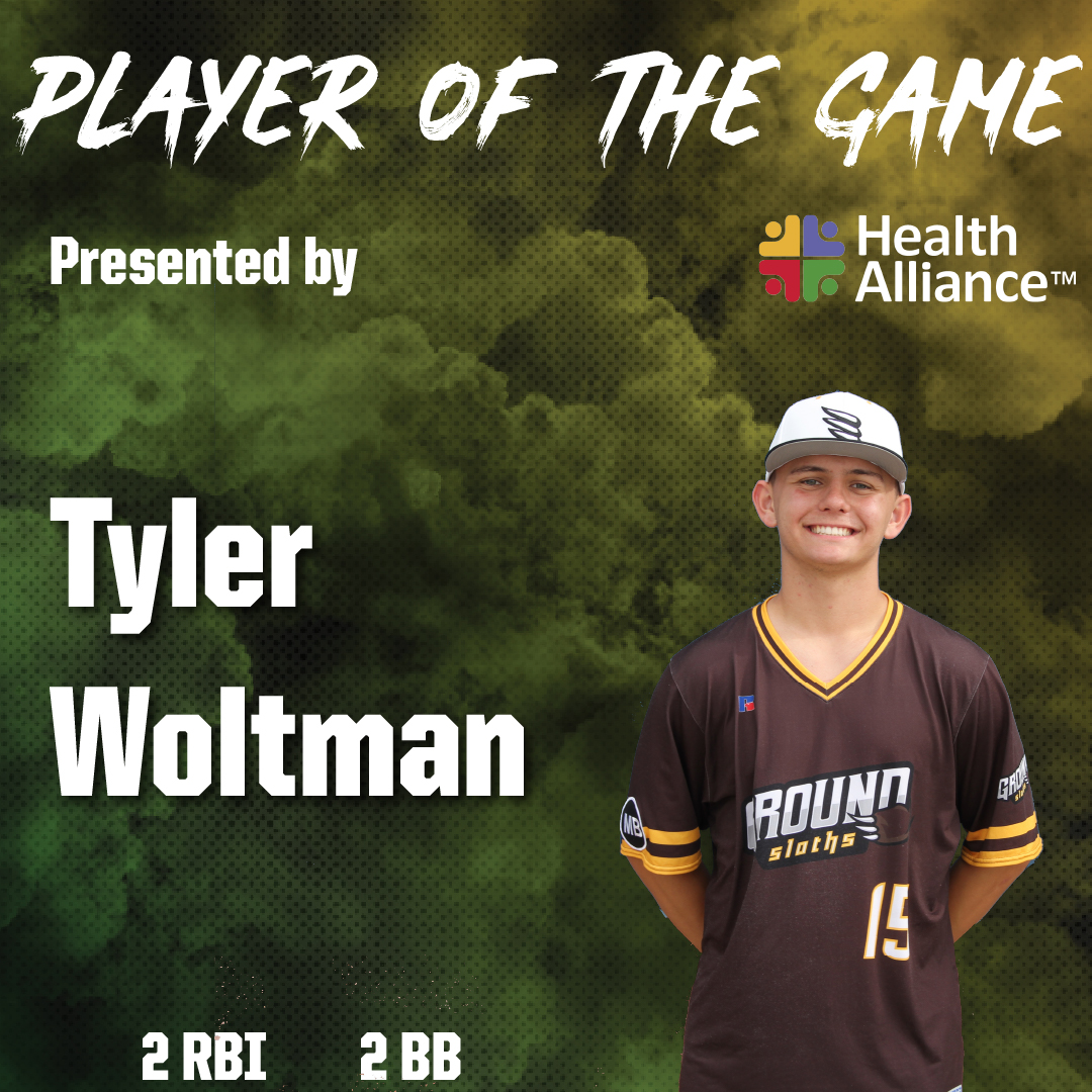Normal_Baseball's tweet photo. ANNOUNCING your pitcher and player of the game!  Baker and Woltman held it down for the Ground Sloths tonight!

Presented by Health Alliance 

#WhereBaseballGrows https://t.co/v1XQg5AJ0B