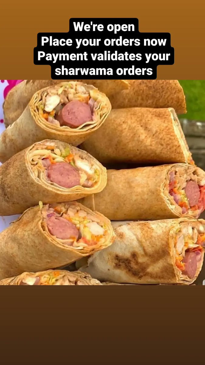 SharwamaGodfada's tweet image. Beauty is in the eyes of the beholder and satisfaction is in the mouth of the consumer
With @247sharwama your satisfaction is guaranteed 💯 

Creamy✅ Tasty✅  crunchy ✅

For your Orders and delivery Call/WhatsApp +2347081315216
…….#thebestsharwamainumuahia 
#Wizkid
#track8