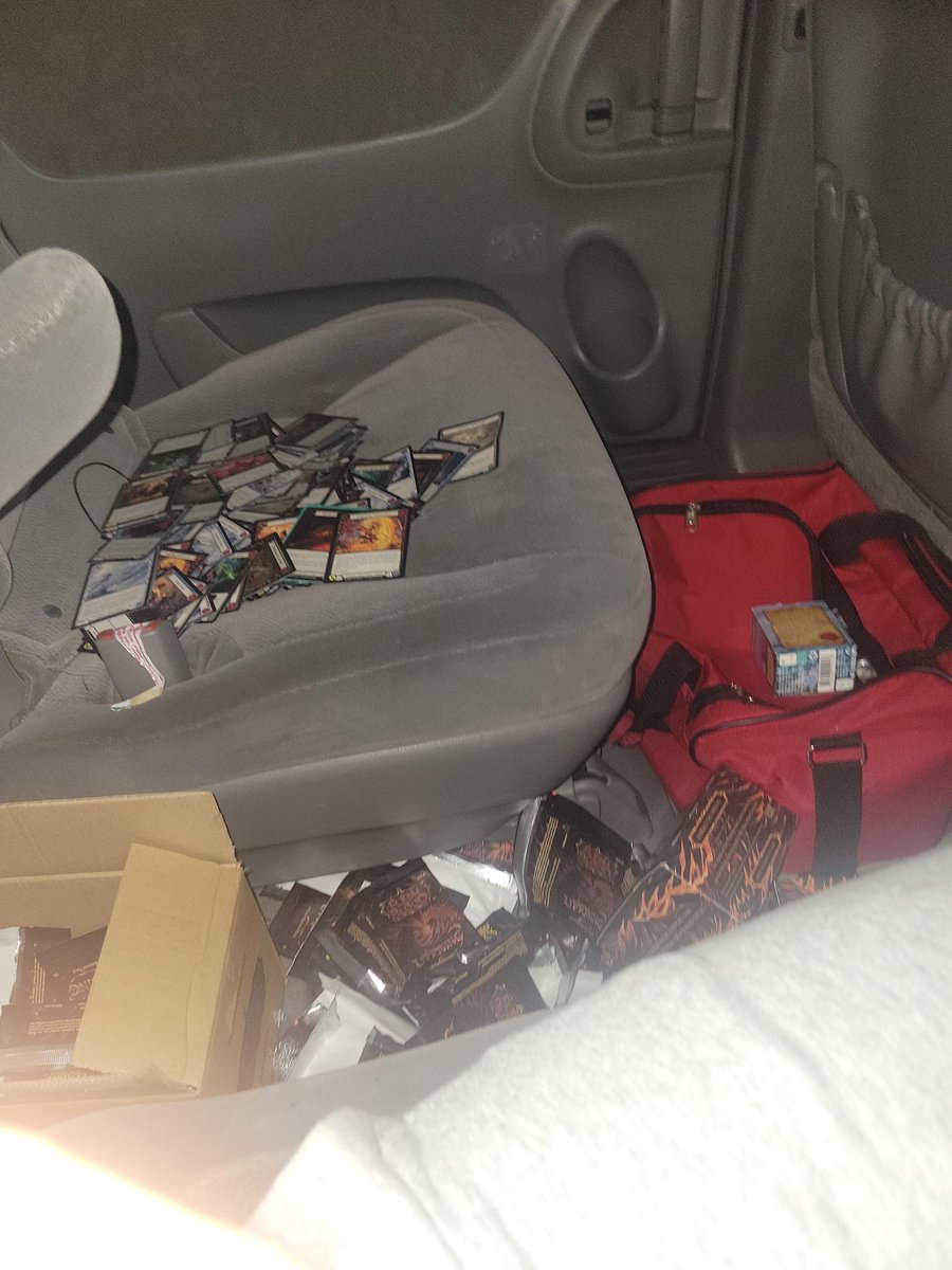 When you're a degen and crack your case that suppose to be drafted the next day on the way back from a RTN.