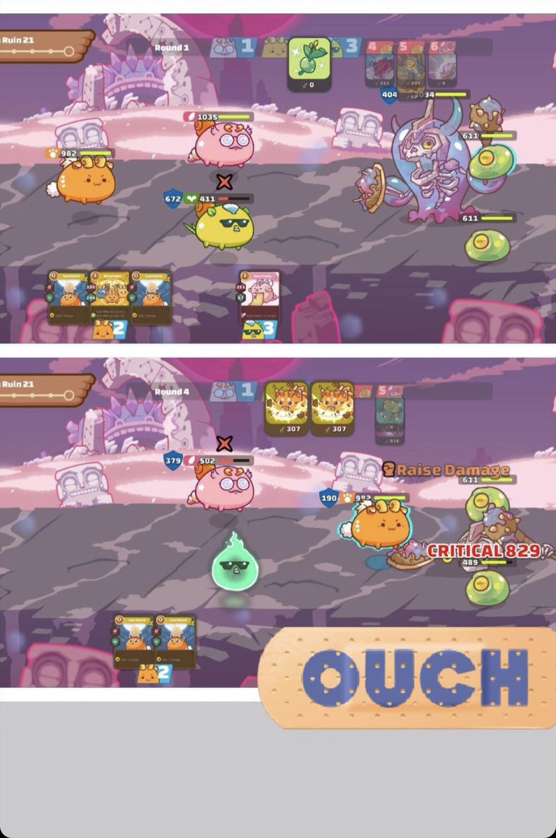 dakowdproject's tweet photo. My first ever team beating ruin 21 boss (last year)… the feeling was so satisfying that time! I miss those moments!
@AxieInfinity https://t.co/rV0pd6vKAc