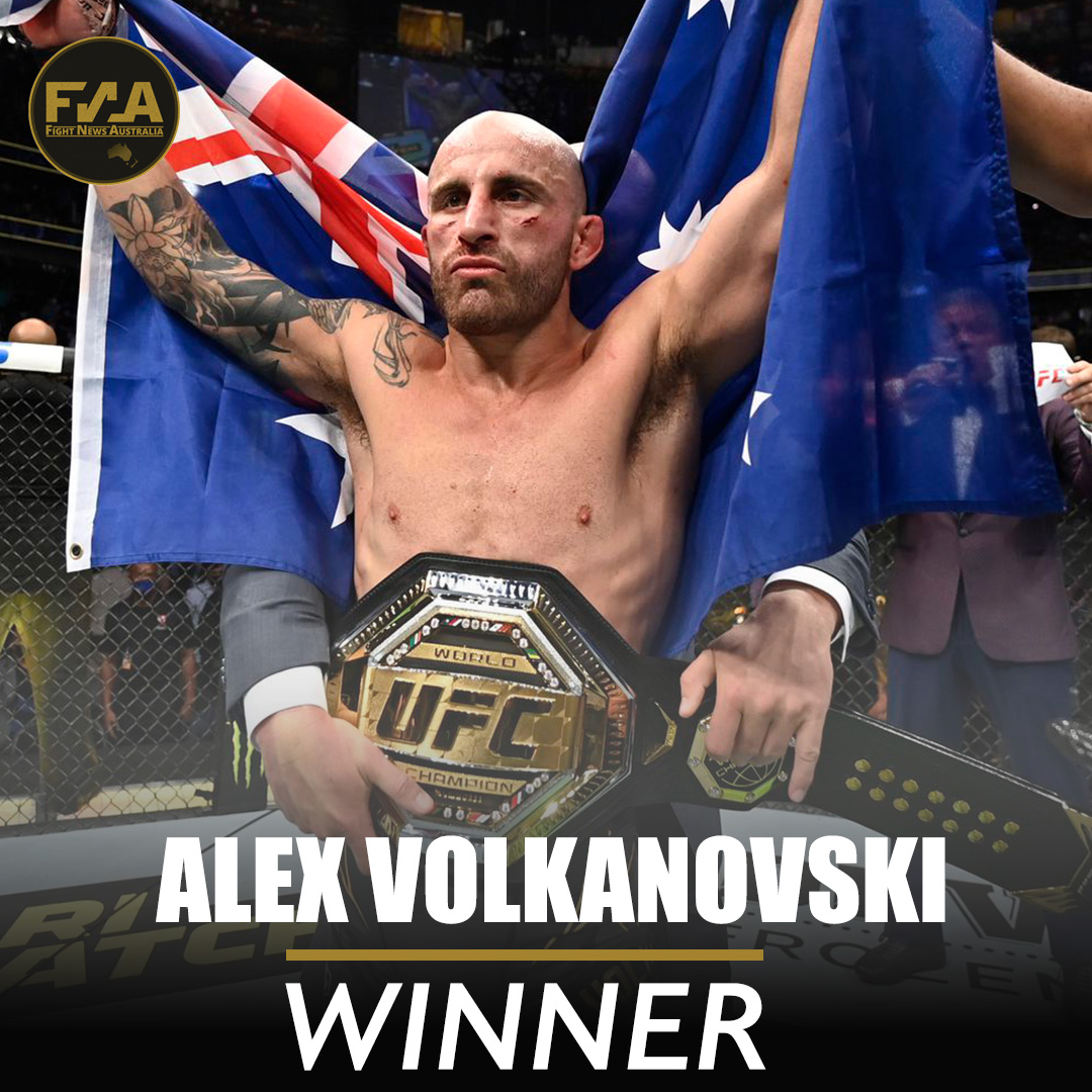 The featherweight belt is staying in Australia!!! 🇦🇺 

#UFC274